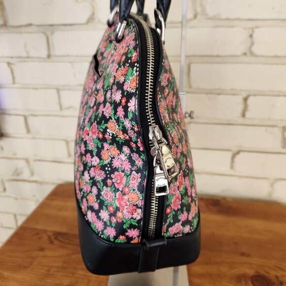 Euc Coach Sierra Posey Mini Floral Multi-Colored Handbag - Picture 5 of 14